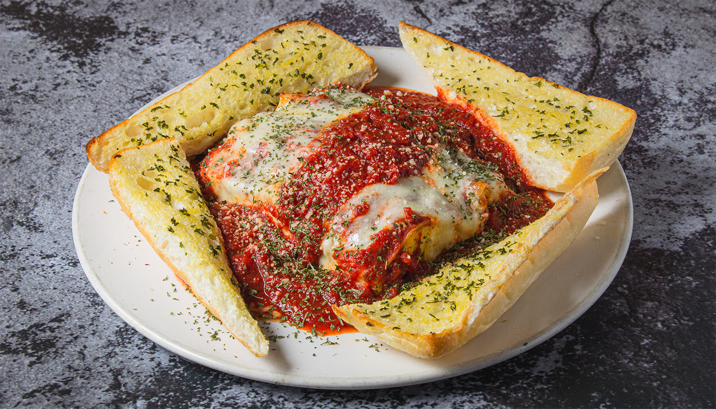 Order Oven Baked Lasagna food online from Angelo's Stuffed Pizza store, Chicago on bringmethat.com