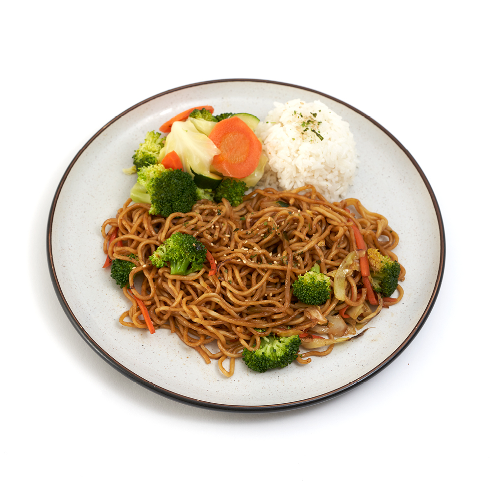 Order Veggie Yakisoba food online from Yogis Grill store, Litchfield Park on bringmethat.com