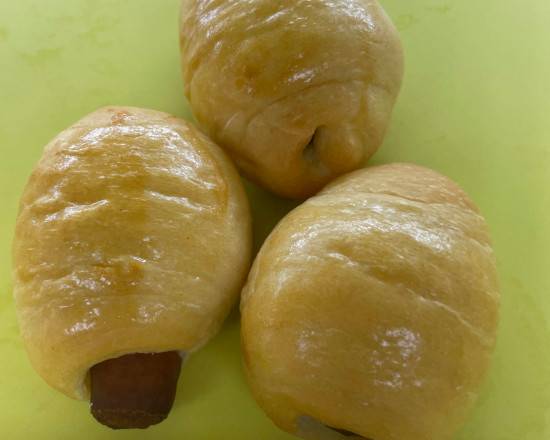 Order 3 Mini Sausage Kolache food online from Dawn Donuts store, League City on bringmethat.com
