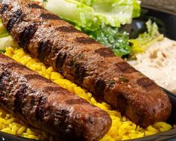 Order Kafta Kebab Plate food online from Pita Grill store, Orange on bringmethat.com