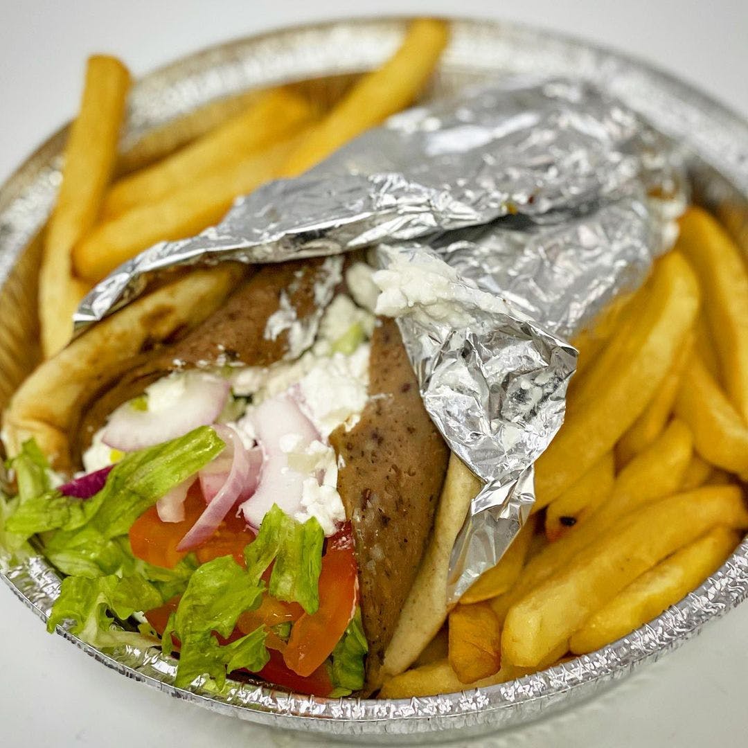 Order Gyro - Gyro food online from Mano's Pizza store, Annandale on bringmethat.com