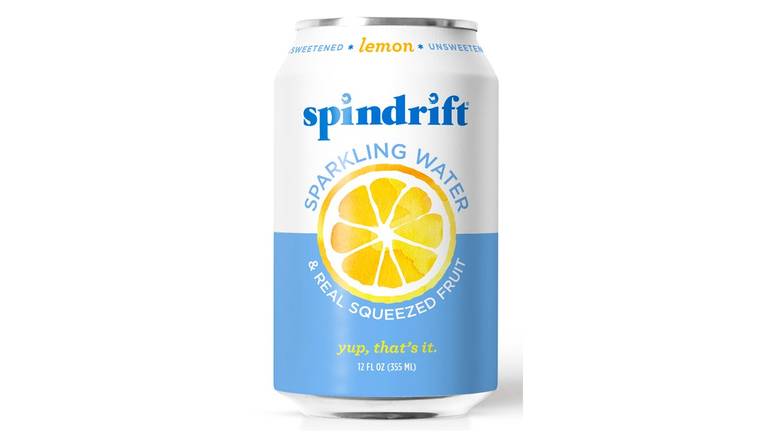Order Spindrift Lemon Sparkling Water food online from Pokeworks store, Houston on bringmethat.com