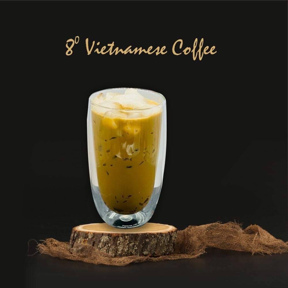 Order 8 Degrees Vietnamese Coffee  food online from 8 Degrees Ice Cream & Boba store, Des Moines on bringmethat.com