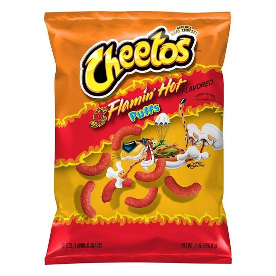 Order Cheetos Flamin Hot Puffs (8 oz) food online from Rite Aid store, Yamhill County on bringmethat.com