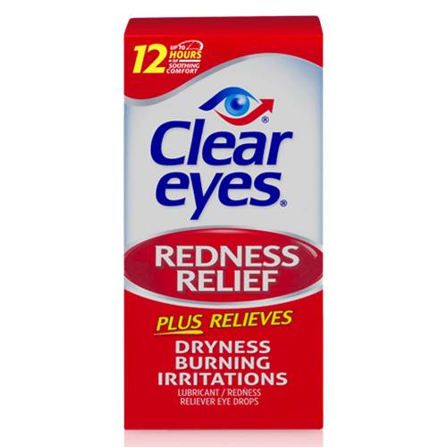 Order Clear Eyes Redness Relief Eye Drops - 0.5 fl oz/Single food online from Bottle Shop & Spirits store, Los Alamitos on bringmethat.com