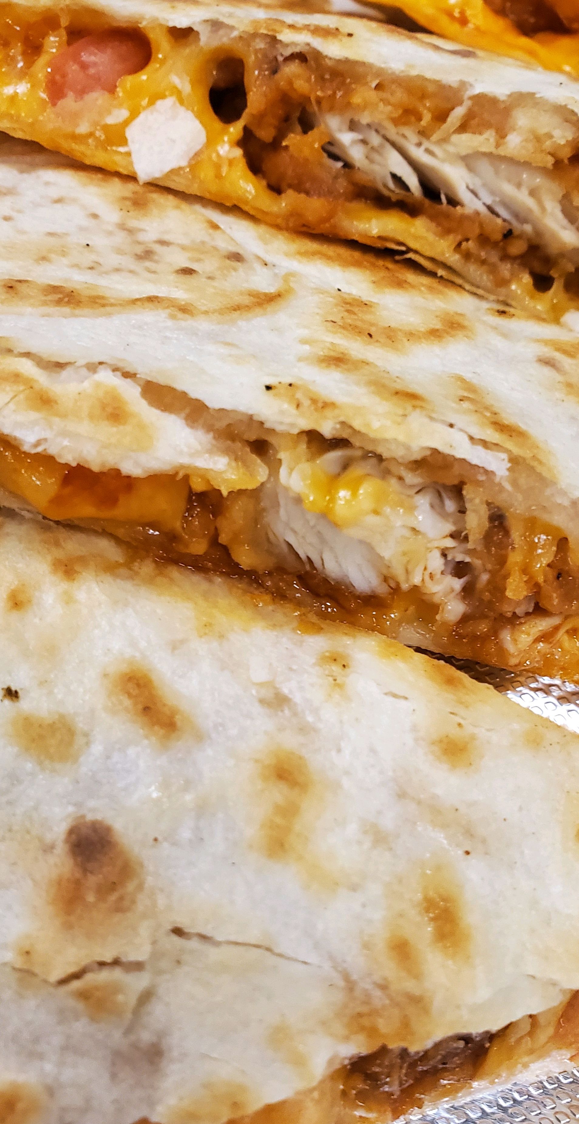 Order Buffalo Chicken Wing Quesadilla food online from Knuckles Knockout Grill store, Rochester on bringmethat.com