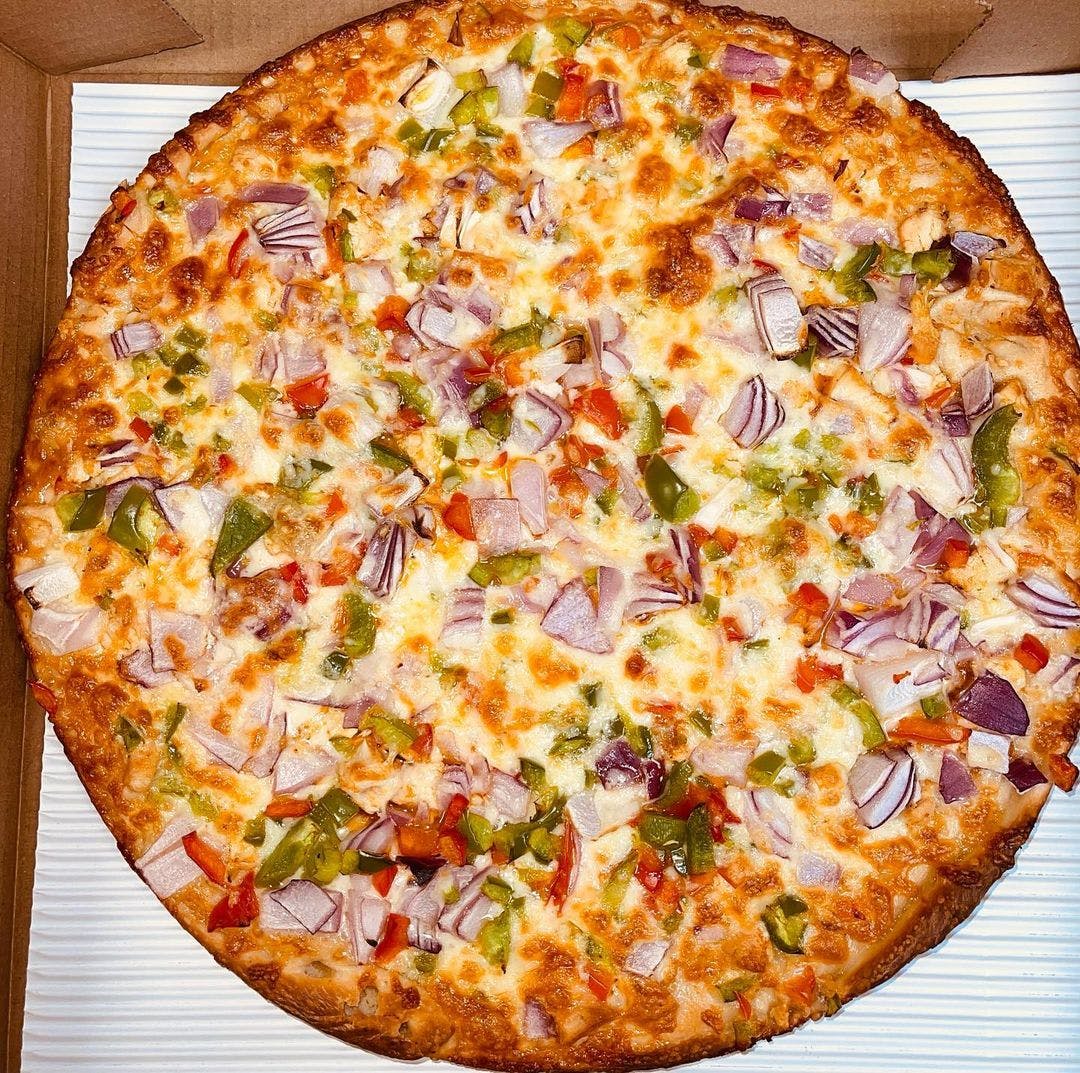 Order Mexican Style White Pizza - Small 10'' food online from Villagio Pizza store, Philadelphia on bringmethat.com