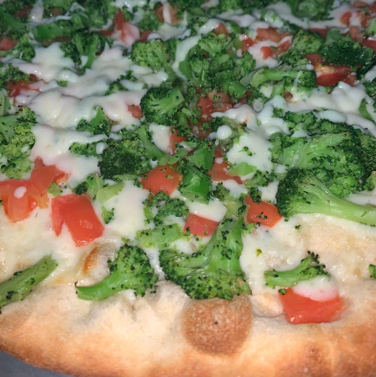 Order Veggie Pizza - Medium 14" food online from Papa Luigi Elmer store, Elmer on bringmethat.com