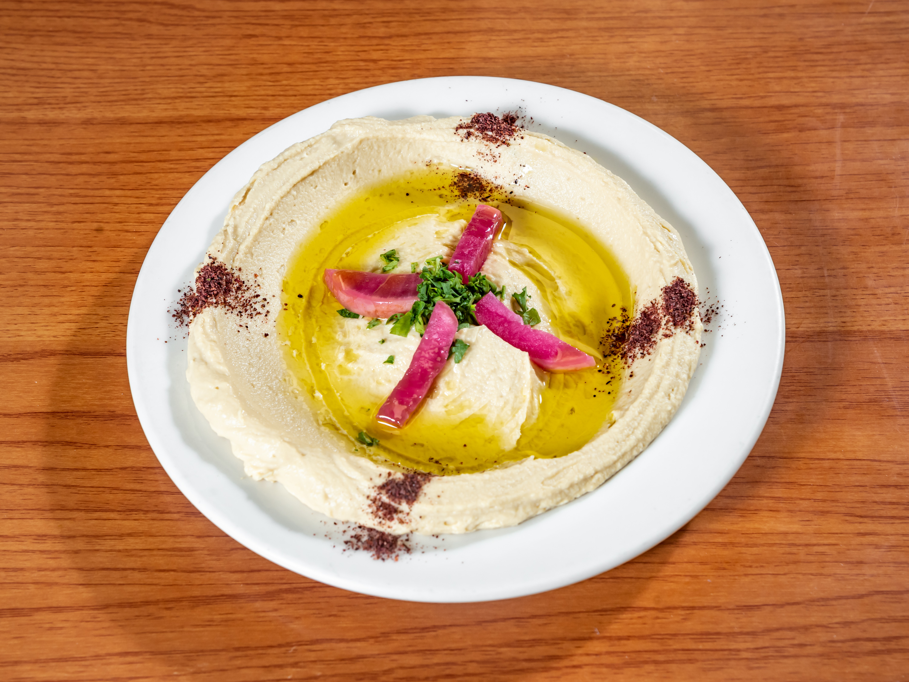 Order Hummus food online from Sahara Middle Eastern Eatery store, Albuquerque on bringmethat.com
