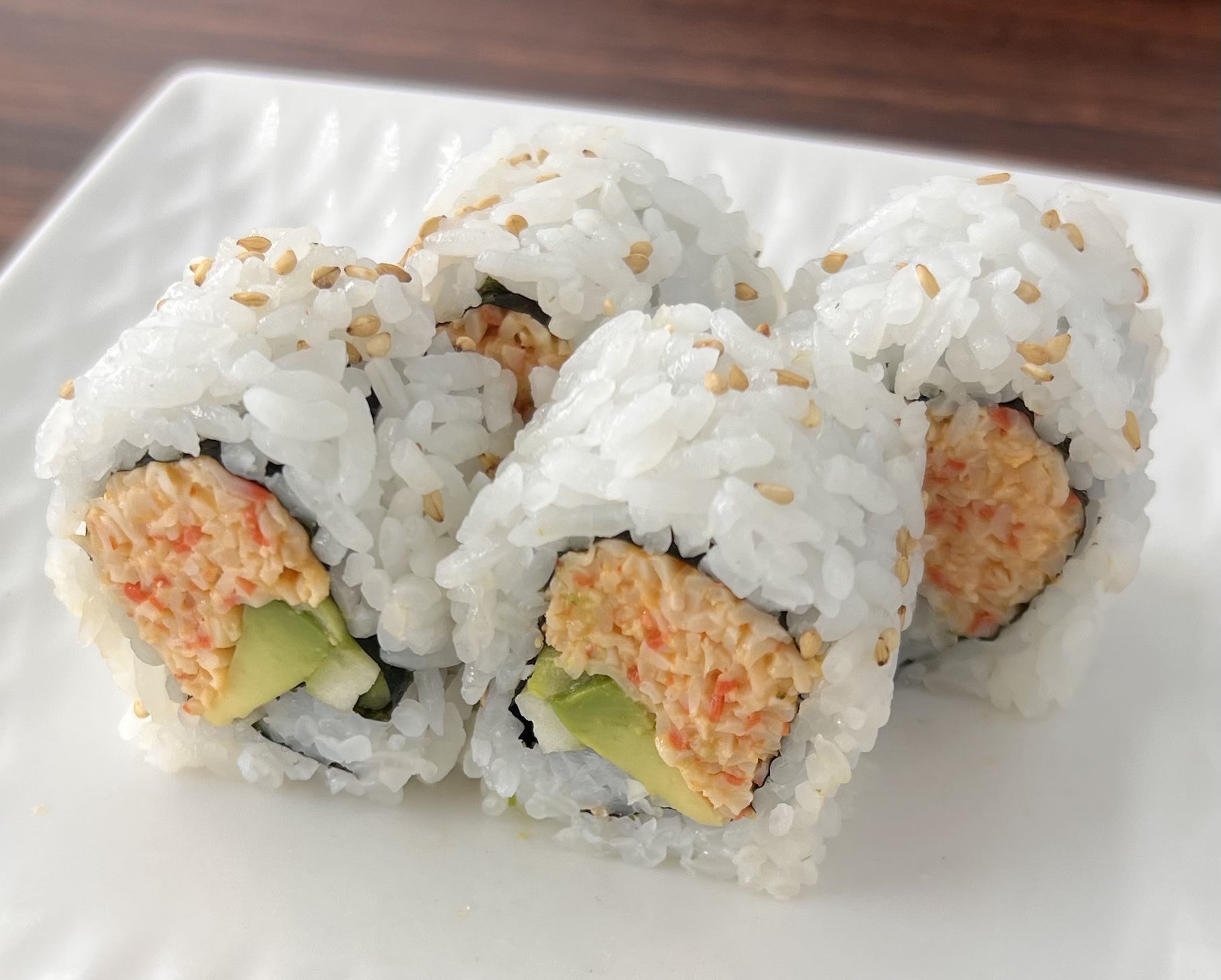 Order 4 Piece Spicy California Roll food online from Gosan Poke&Roll store, Chandler on bringmethat.com