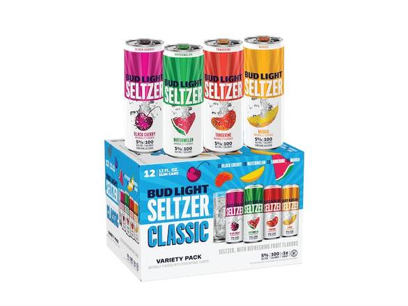 Order Bud Light Seltzer Variety Pack - 12x 12oz Cans food online from Roseville Liquors & Wines store, NEWARK on bringmethat.com