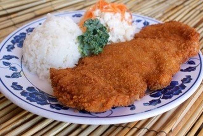 Order Katsu Chicken Plate food online from Rutts Hawaiian Cafe store, Gardena on bringmethat.com