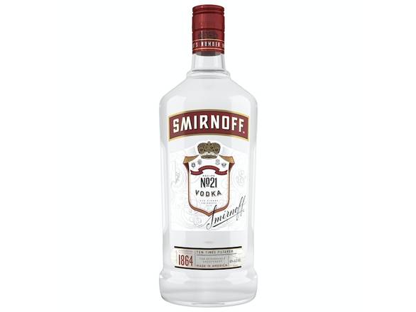 Order Smirnoff No. 21 Vodka - 750ml Bottle food online from Josh Wines & Liquors Inc store, New York on bringmethat.com