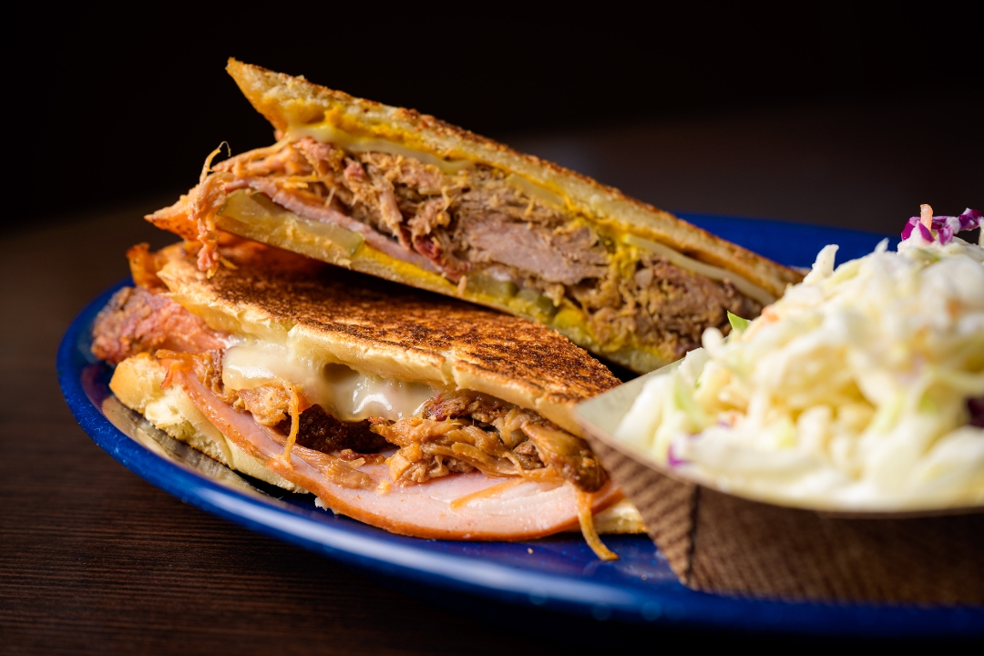 Order Cuban Sandwich food online from Blue Rock BBQ store, San Jose on bringmethat.com