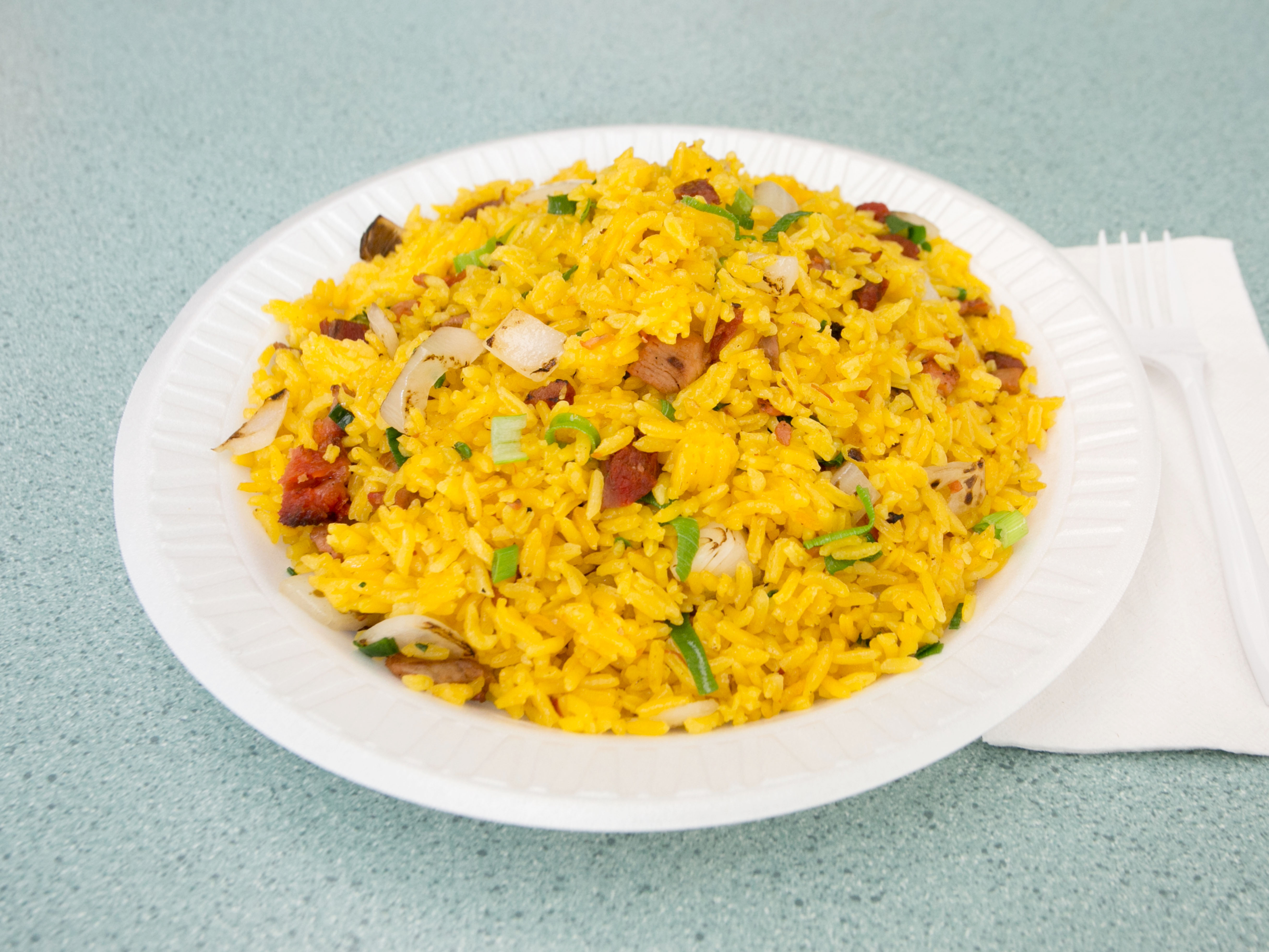 Order 36. Pork Fried Rice 叉燒飯 food online from Blessings II Go store, New Haven on bringmethat.com