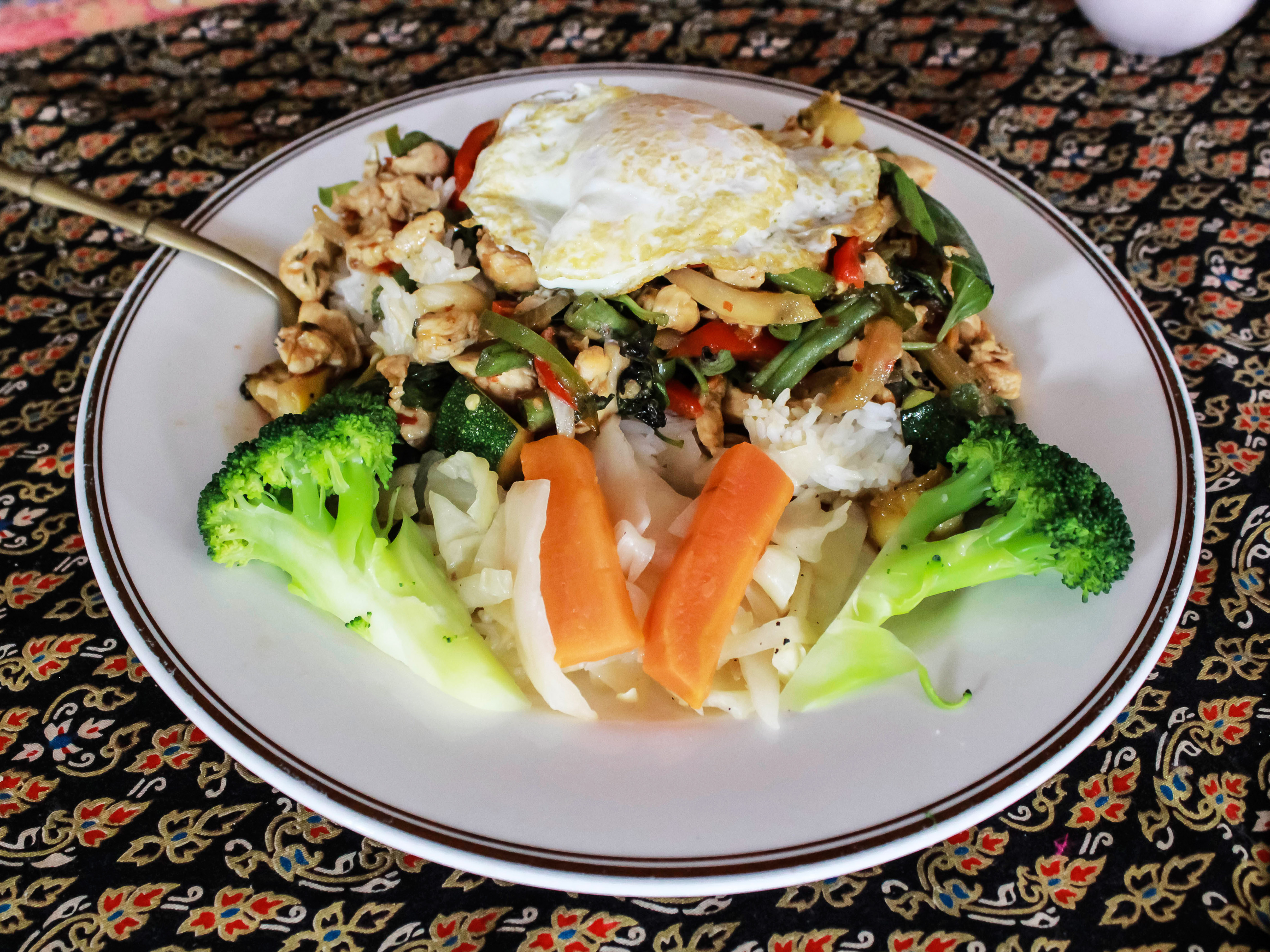Order Stirfried Spicy Thai Basil food online from My Thai Restaurant store, Philadelphia on bringmethat.com