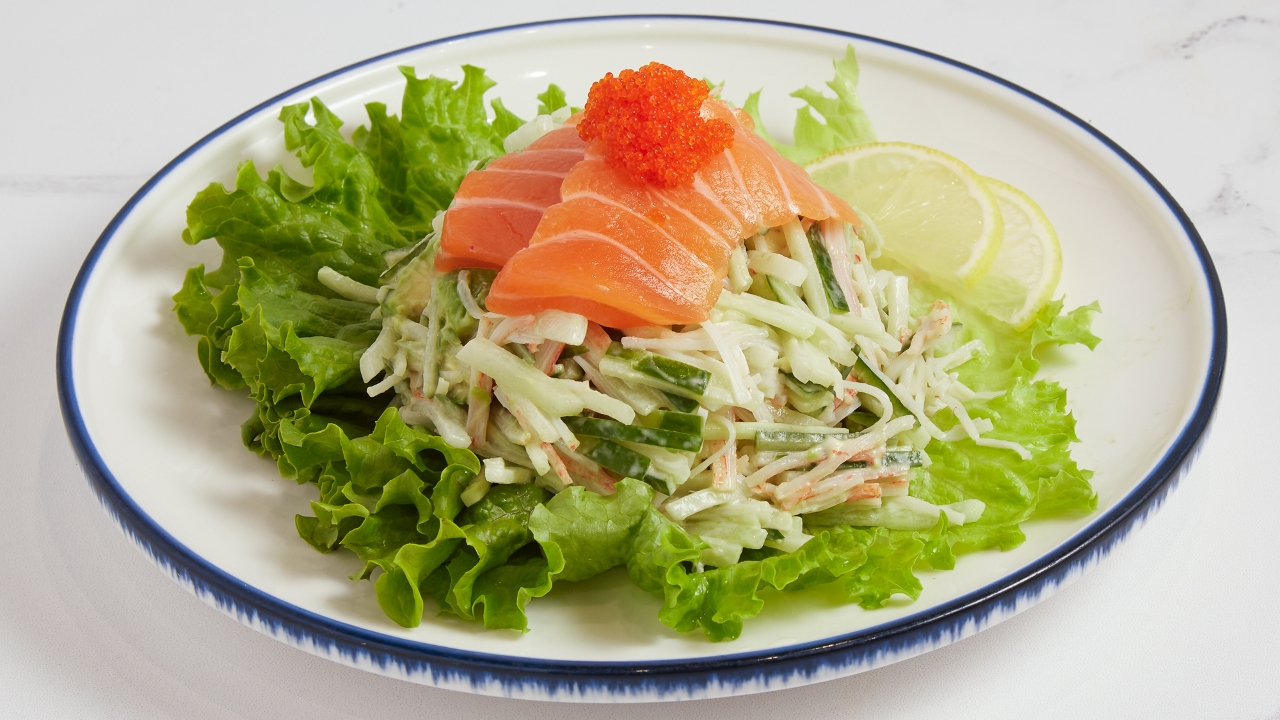 Order Avocado Salad food online from Yoki Japanese Restaurant store, Medford on bringmethat.com