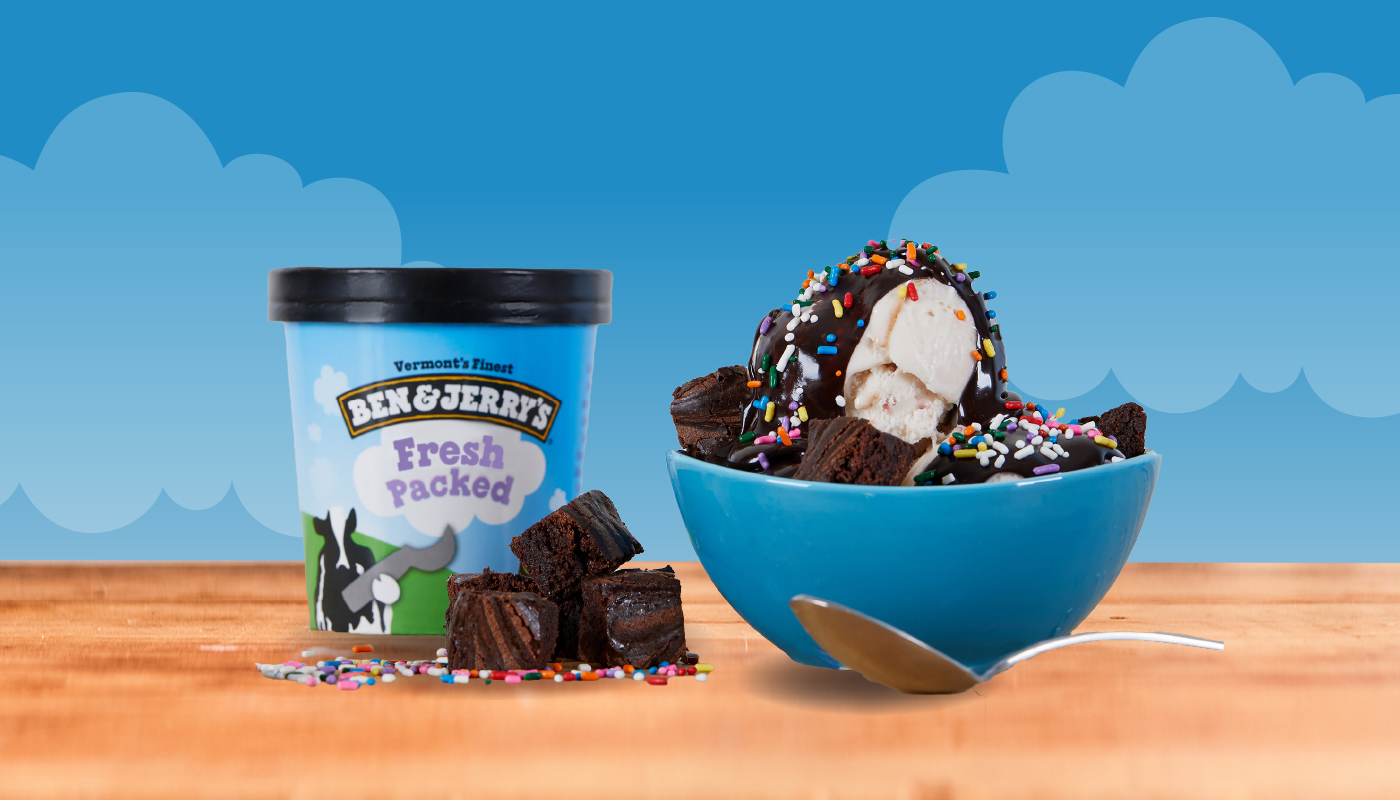 Order Sundae Kit for 1-2 people food online from Ben & Jerry store, Universal City on bringmethat.com