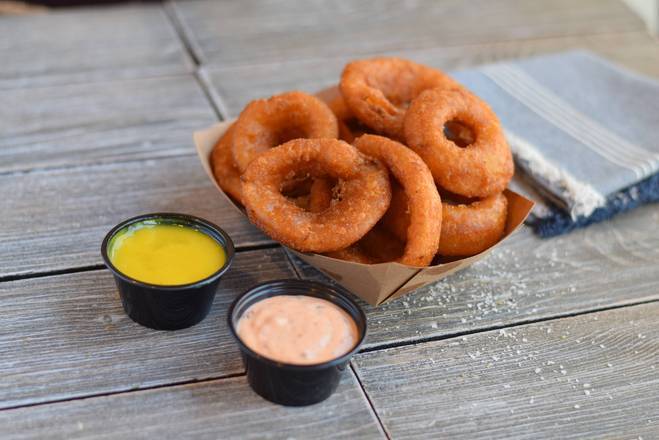 Order Onion Rings food online from 418 Burgers store, Highland Park on bringmethat.com