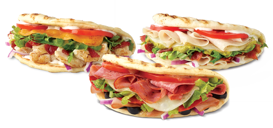 Order Turkey Ranch and Swiss Sammie(Flatbread) food online from Quiznos store, Dupont on bringmethat.com