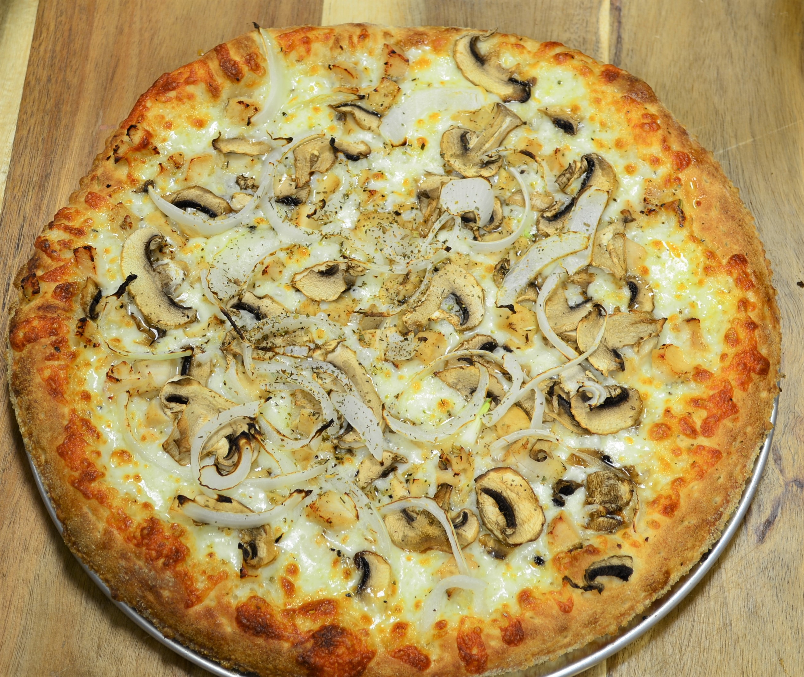 Order Chicken Alfredo Pizza food online from Jackpot Pizza store, Spring on bringmethat.com