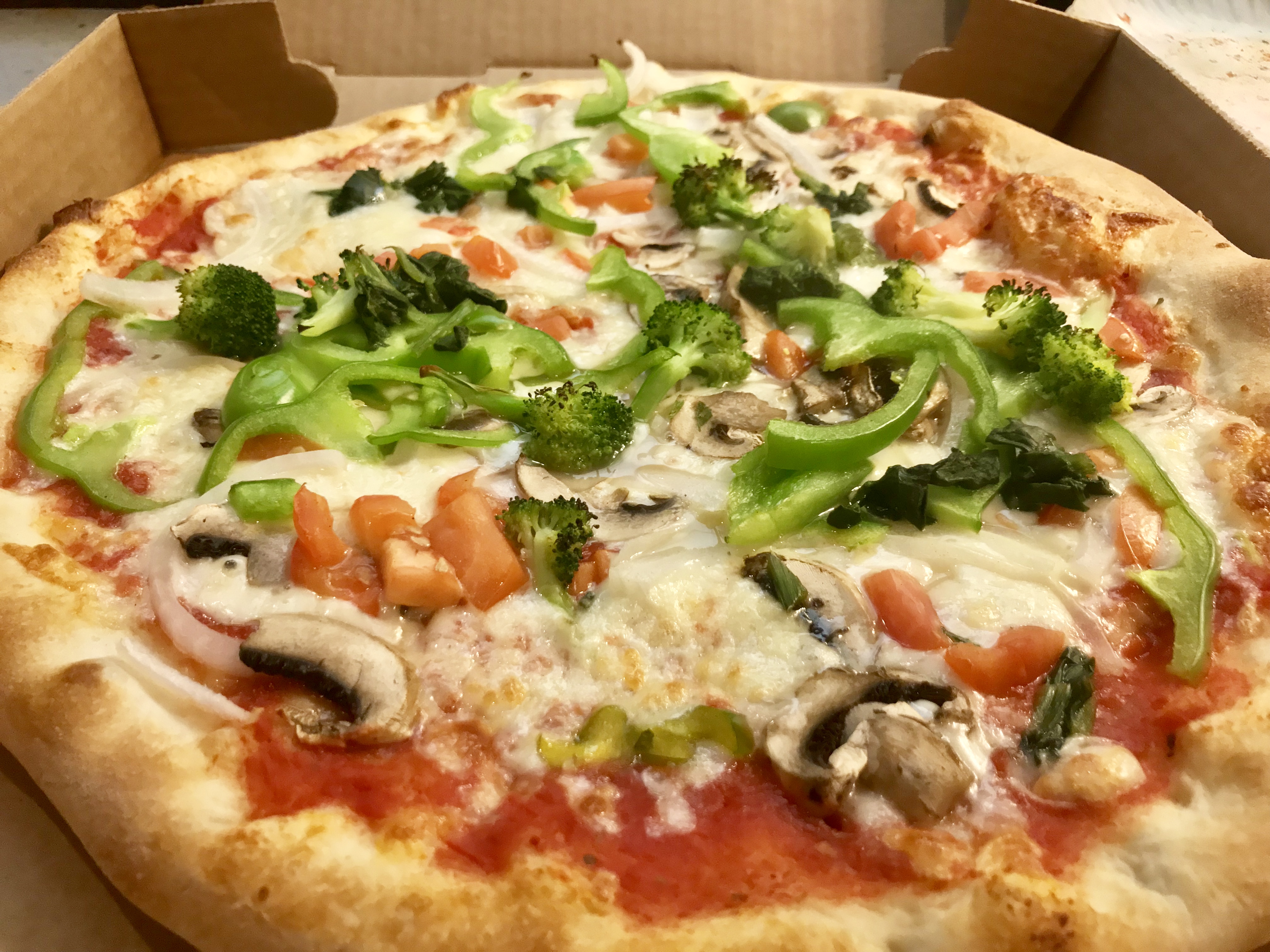 Order Veggiemania Pizza food online from Inbound Pizza store, Allston on bringmethat.com