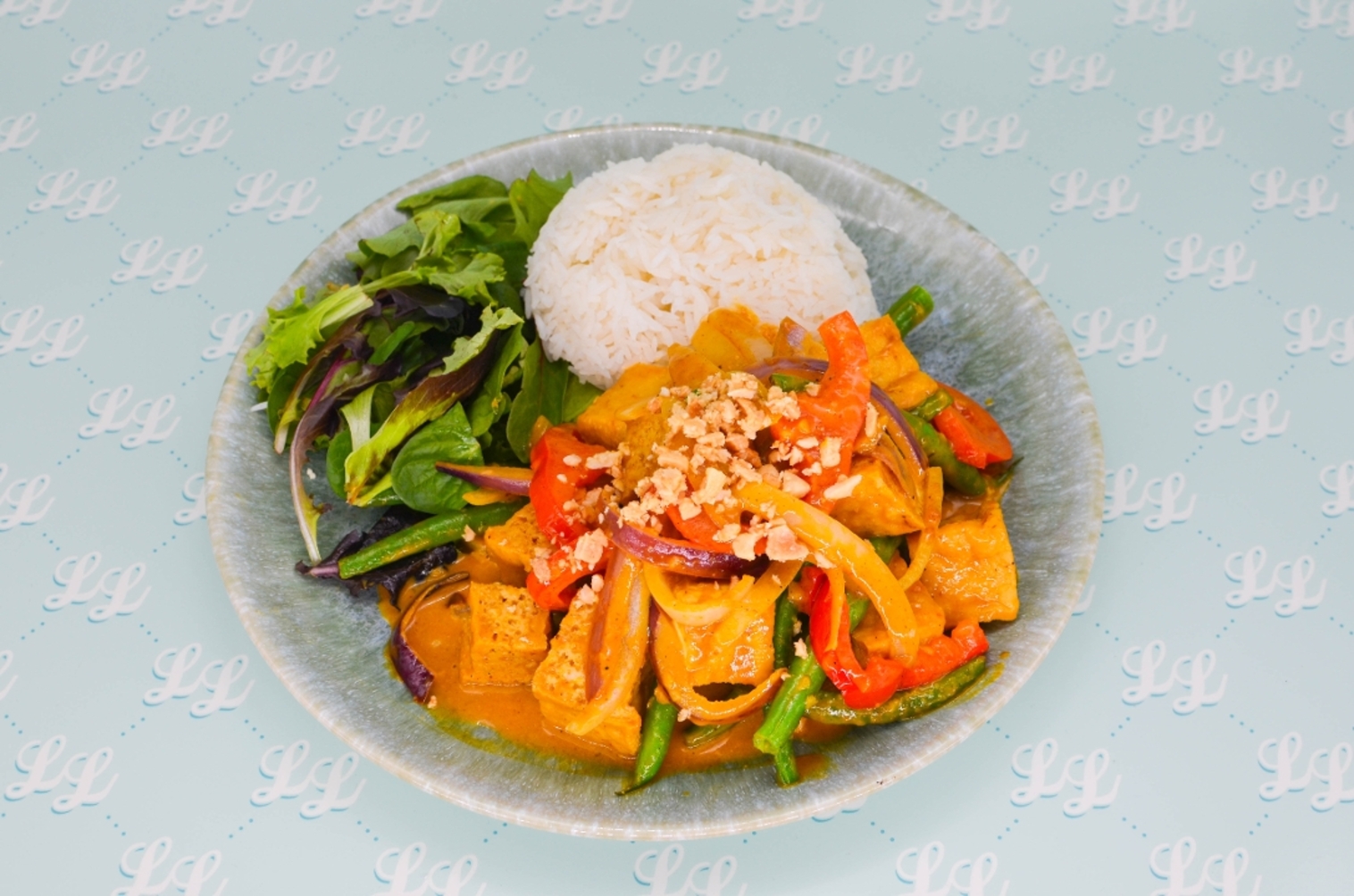 Order Peanut Curry Tofu food online from Luc Lac Vietnamese Kitchen store, Portland on bringmethat.com
