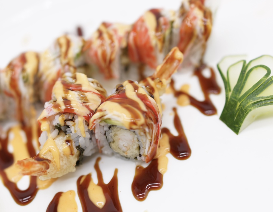 Order Kodo Roll food online from Red Bowl Asian Bistro store, Cary on bringmethat.com