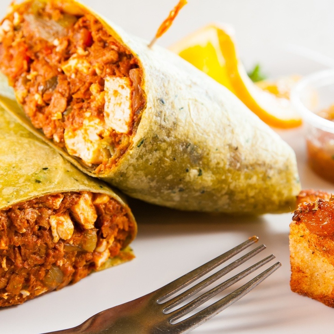 Order SW Tofu & Soy Chorizo Wrap food online from Greens and Proteins store, Las Vegas on bringmethat.com