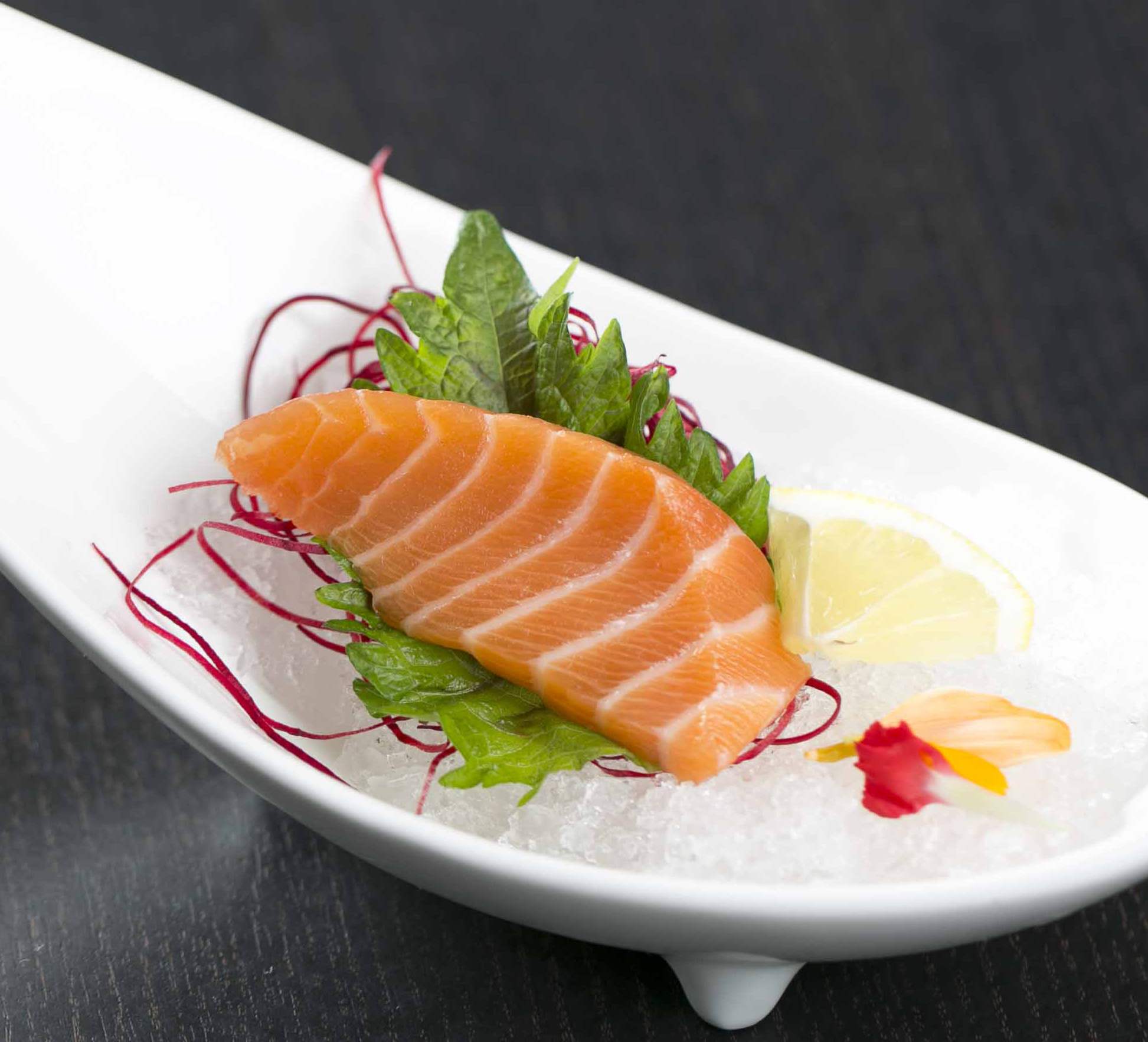 Order F3. Salmon Sashimi food online from Icho Izakaya Fusion Cuisine store, Temple City on bringmethat.com