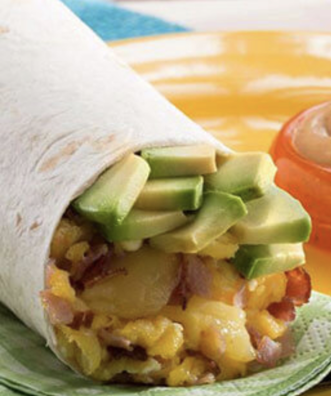 Order 47. Avocado Burrito food online from Granite Place Cafe store, Corona on bringmethat.com