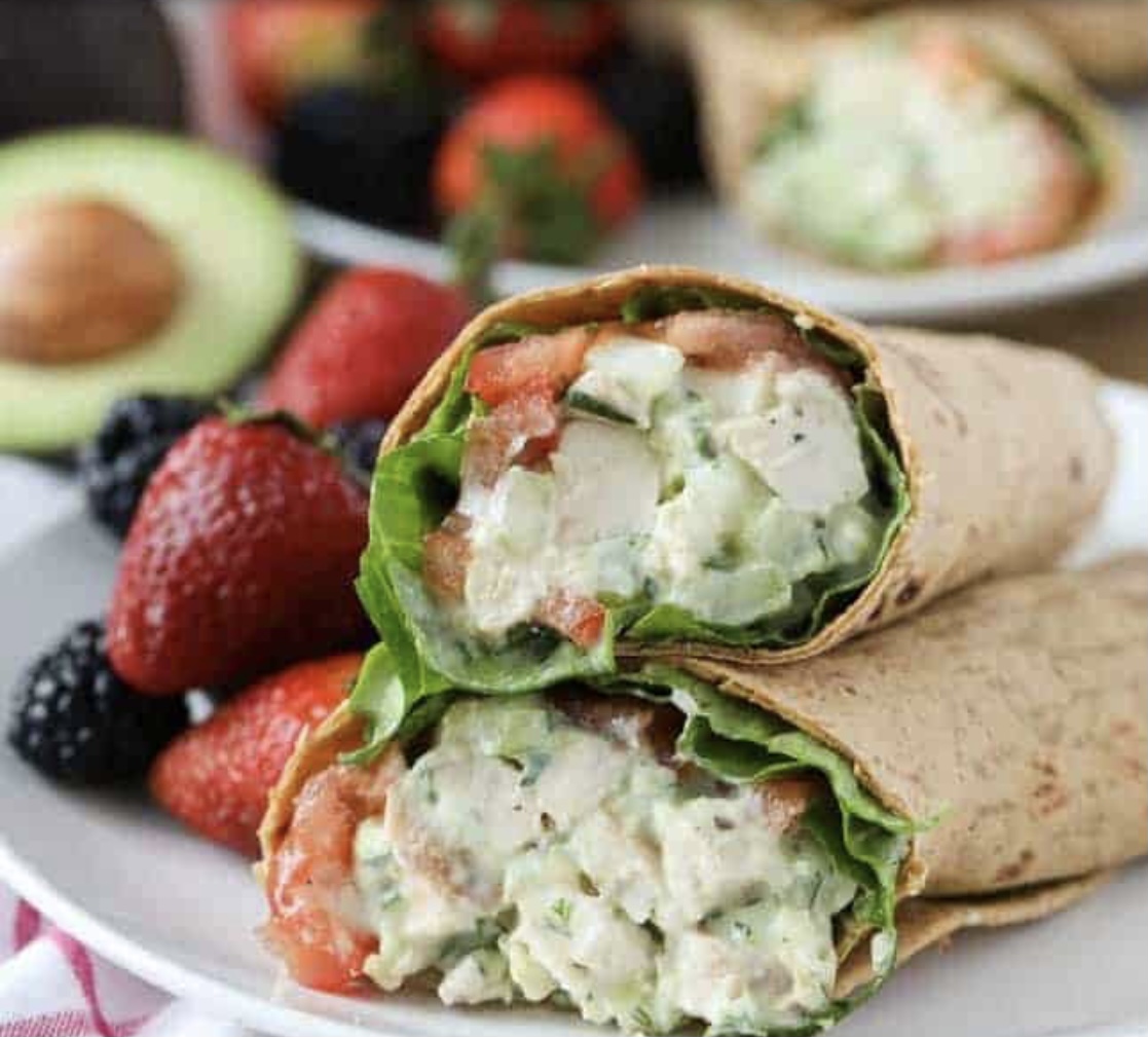 Order chicken salad L.T. Ranch dressing Wrap food online from United Gourmet Deli store, New Rochelle on bringmethat.com
