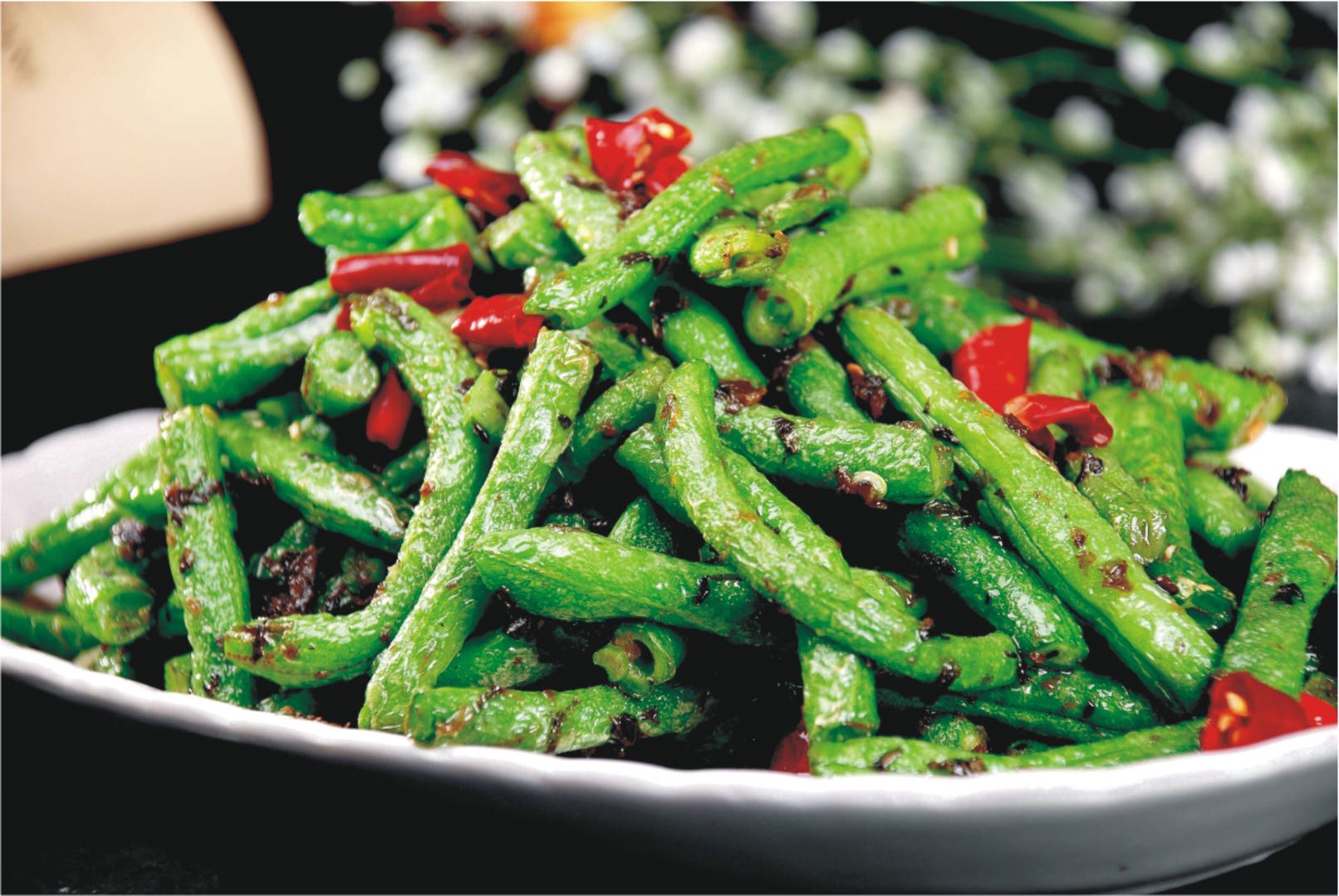 Order Dried Sauteed String Bean food online from Xun Yu Si Kao store, Edison on bringmethat.com
