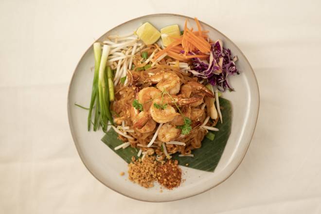 Order Pad Thai Noodles food online from Riceberry Thai Kitchen store, Upland on bringmethat.com