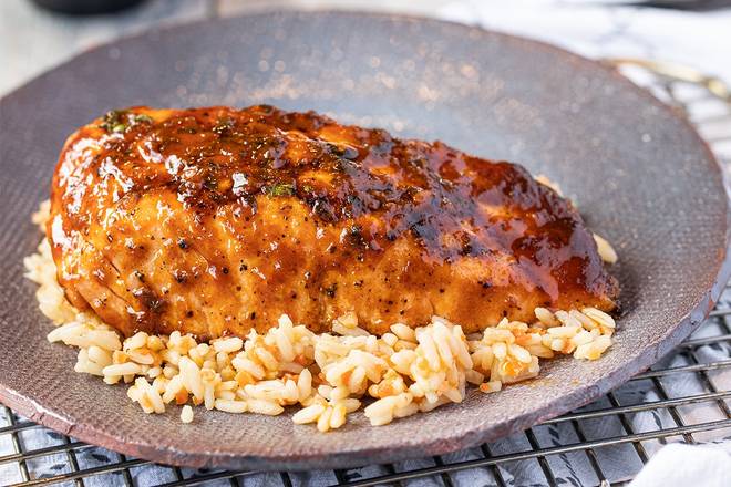 Order Grilled BBQ Salmon food online from Ember Smoked Bbq store, Conway on bringmethat.com