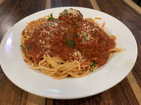 Order Spaghetti with Meatballs food online from Silver Spoon Diner store, New York on bringmethat.com