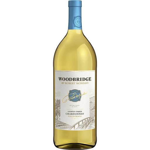 Order Woodbridge Chardonnay Lightly Oaked (1.5 LTR) 87398 food online from Bevmo! store, Chino on bringmethat.com