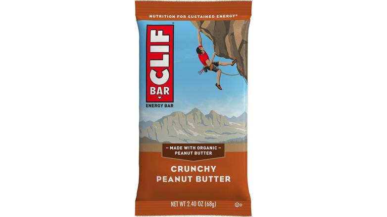 Order Clif Bar Crunchy Bars Peanut Butter food online from Anderson Convenience Markets #140 store, Omaha on bringmethat.com