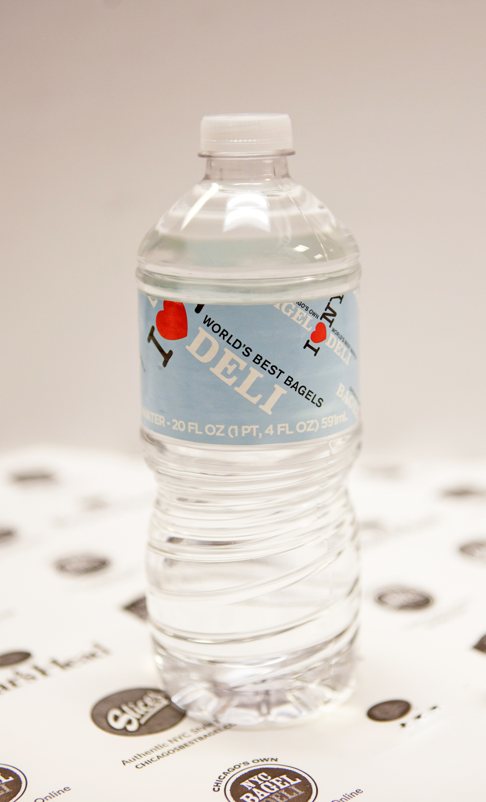 Order NYC Bottled Water food online from NYC Bagel Deli store, Chicago on bringmethat.com