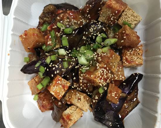 Order Oriental Tofu Eggplant food online from Tribu Grill store, Union City on bringmethat.com