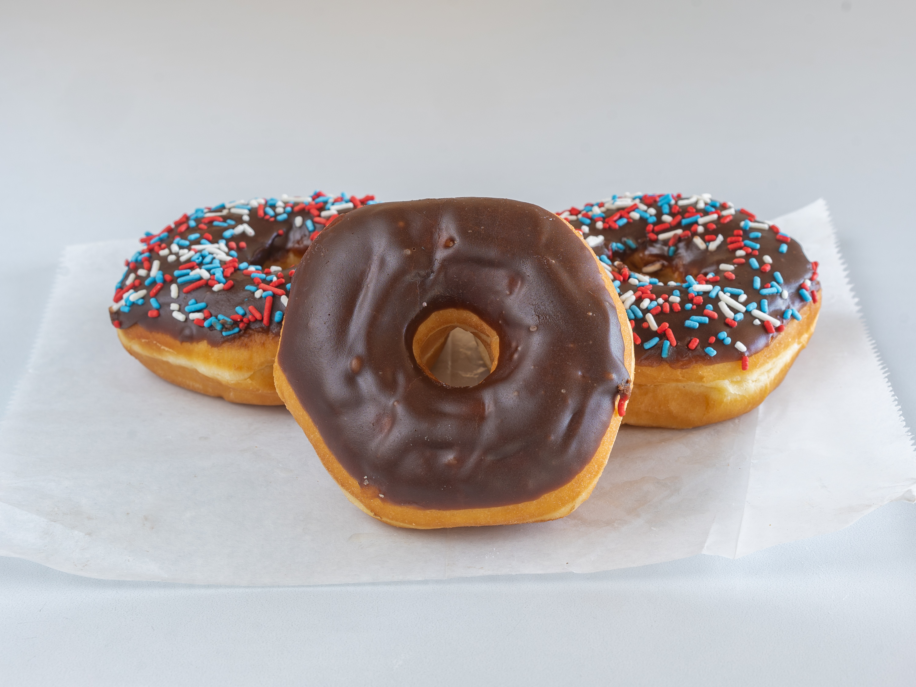 Order Chocolate Iced Raised food online from Mary Ann Donuts store, North Canton on bringmethat.com