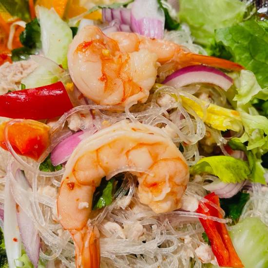 Order Silver Noodle Salad  food online from Thai Palace store, Sacramento on bringmethat.com