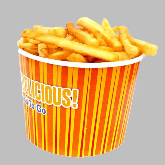 Order Bucket of Fries food online from Kosher Castle store, Monsey on bringmethat.com
