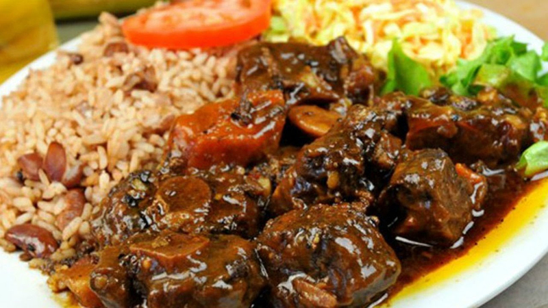 Order Oxtail food online from Deb Jamaican Pot Restaurant store, Mount Holly on bringmethat.com