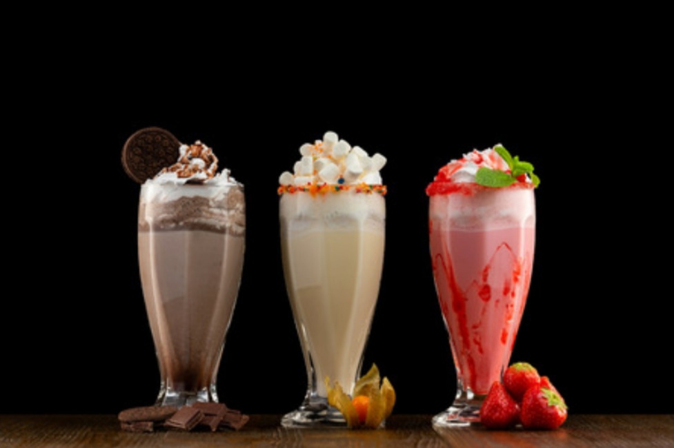 Order Strawberry Milkshake food online from Bagels & Deli Express store, White Plains on bringmethat.com