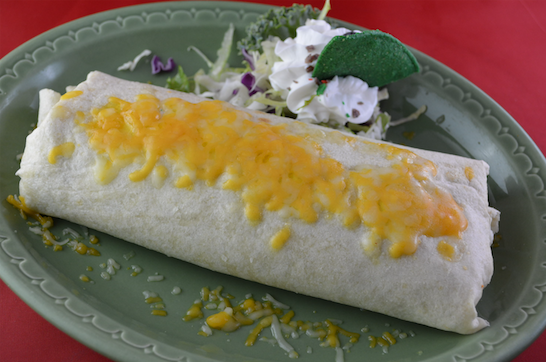 Order Bean and Cheese Burrito food online from Jalapenos Mexican Restaurant Eagle River store, Eagle River on bringmethat.com