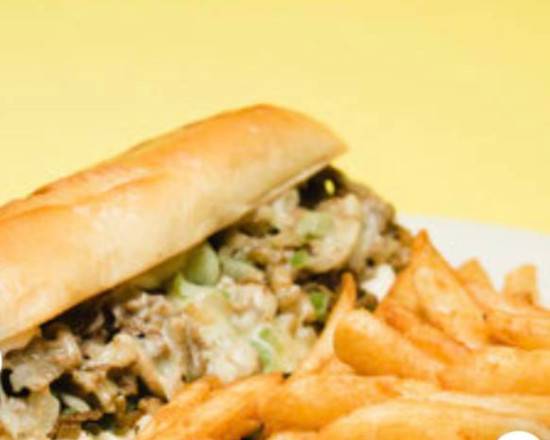 Order Chicken Cheesesteak Sandwich food online from Grab & Go store, Paterson on bringmethat.com