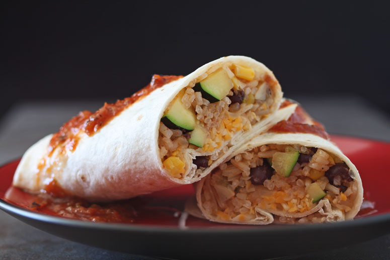 Order Veggie Burrito food online from Don Betos Tacos store, Clayton on bringmethat.com