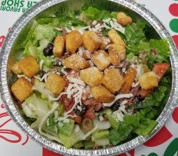 Order Small Dan's House Caesar Salad food online from Dan Pizza Wings n Beer Deck store, Kemah on bringmethat.com