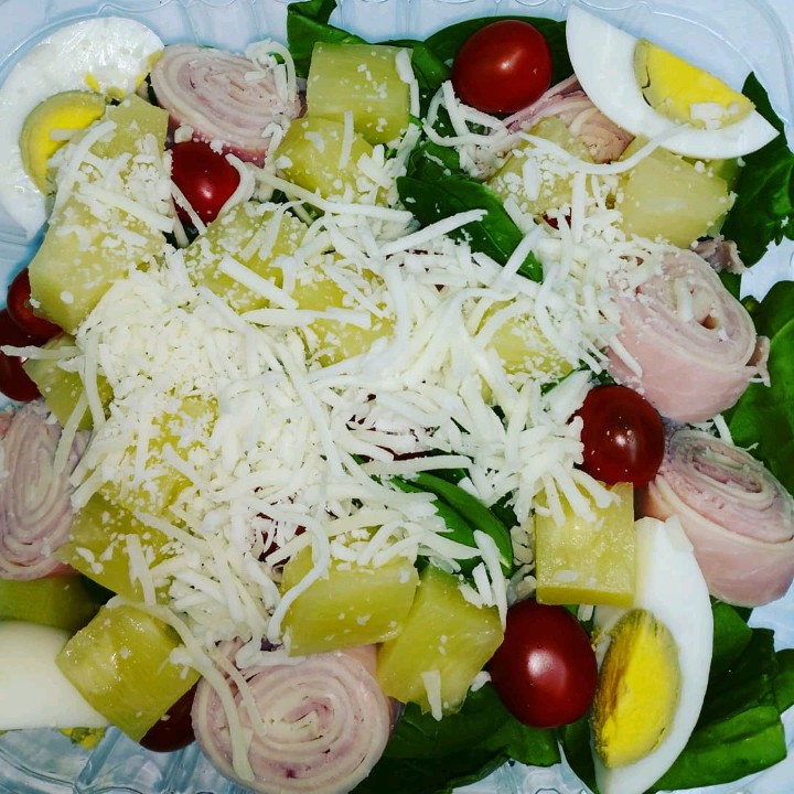 Order Spinach Hawaiian Salad food online from Lula's Deli Corner store, Clifton Heights on bringmethat.com